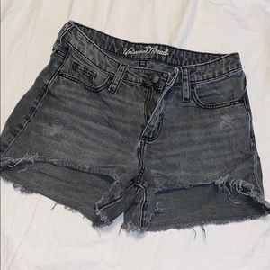 Distressed shorts